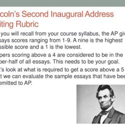 Lincoln's second inaugural address pdf answer key